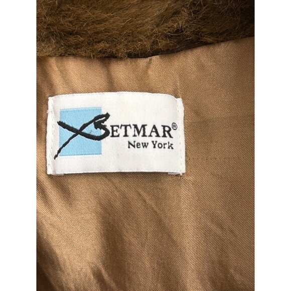 Vintage Setmar New York Women’s Brown Faux Fur Vest S/M - Picture 7 of 8